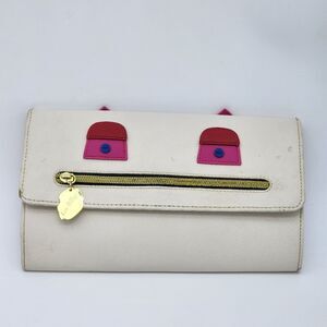 Betsey Johnson Zipper Mouth Monster Puppy Face Clutch Bag